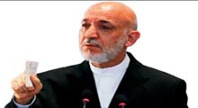 Motosikletli eylem Karzai'yi ağlattı