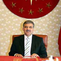 Cumhurbaşkanı Gül, Koşaner ile görüşüyor