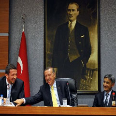 Erdoğan 12 Dev Adamı kabul etti!