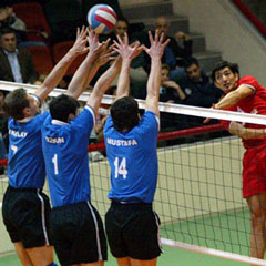 Komşuya basketboldan sonra bir de voleybol şoku!