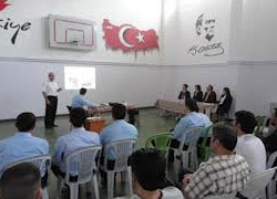 Mahkûmlara ilk yardım eğitimi verildi
