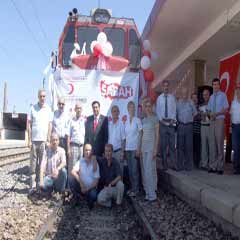 Pakistan için 2. yardım treni Eskişehir'den yola çıktı