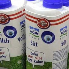 'Türkçe süt'e protesto!