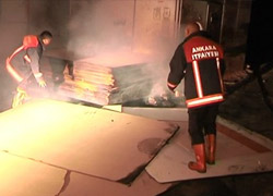 Ankara Siteler'de yangın  