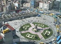 Taksim'de tahliye zamanı