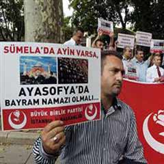 BBP'den 'Ayasofya ibadete açılsın' dilekçesi