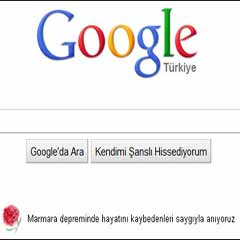 Google'dan Marmara Depremi için özel not