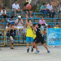 Alanya'da sokak basketboluna büyük ilgi