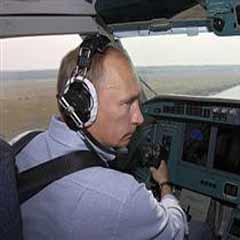 Putin alevlere bizzat müdahale etti
