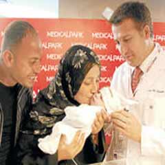 Seraj bebeğe Erdoğan'ın adı verilecek