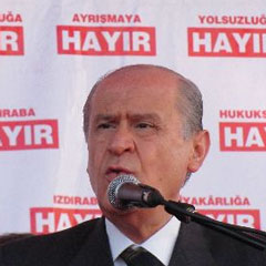 Bahçeli koşa koşa gidecekmiş
