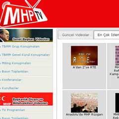 MHP'liler Erdoğan'ı izledi