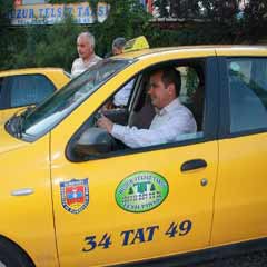 Başkan, taksi şoförü olunca...