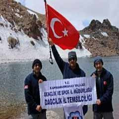 Türk bayrağını İran'da dalgalandırdılar
