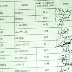 Komutanlar için para topladılar