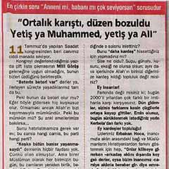 Milli Gazete’ye ağır soru