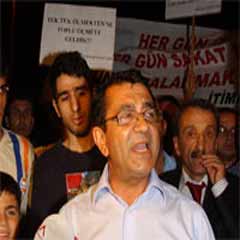 Mahalleliyle CHP'liler arasında gerginlik