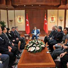 Küçük, Cumhurbaşkanı Abdullah Gül'ü ziyaret etti