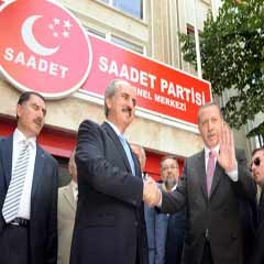 Erdoğan SP'ye konuk oldu