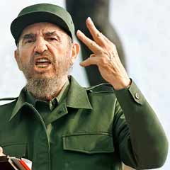 Castro halkın önüne çıktı