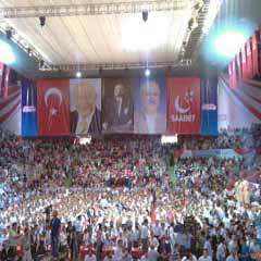 Saadet kongresinden canlı yayın