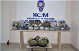 Hidrofor kazanından 125 kilo esrar çıktı