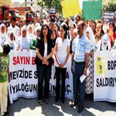BDP'den operasyonlara protesto