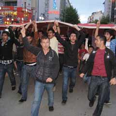 Alperen'ler teröre lanet için yürüdü