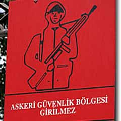 Önce askeri bölge yapıp sonra soymuş
