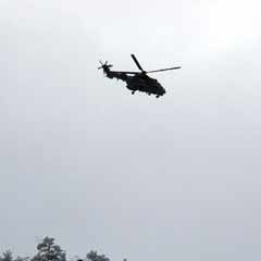 Askeri helikopter düştü