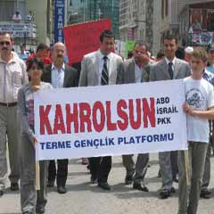 Termelilerden PKK ve İsrail'e tepki