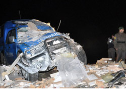 Jandarma aracına TIR çarptı: 2 asker şehit!