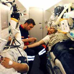 İki Ambulans Uçak İsrail'de