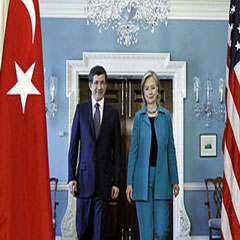 Davutoğlu-Clinton görüşmesi başladı
