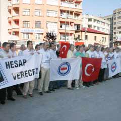 Giresun'da saldırı protesto edildi