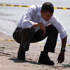 Obama'nın yıkıldığı an