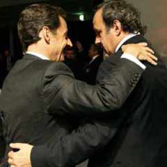 Platini'nin dikkat çeken hareketi
