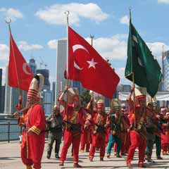 Mehter takımı Moskova'yı inletti