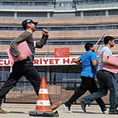 CHP'yi böyle protesto ettiler!