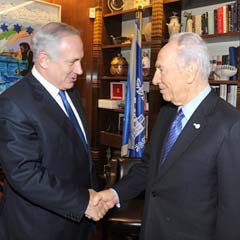 Peres ve Netanyahu birbirine düştü