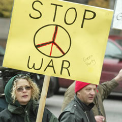 Washington'da protesto!