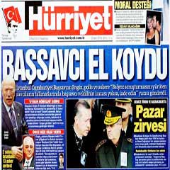 Hürriyet manşetten el koydu!