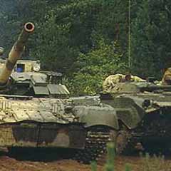 200 askeri tank bir ormanda boş bulundu