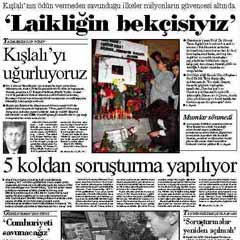 Darbeciliği savcılarca tescilli gazete!