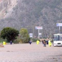 Meriç taştı, Yunanistan sular altında