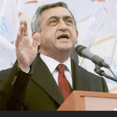 Sarkisyan'dan Türkiye'ye mesaj