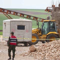 Habur'da kazı tamamlandı