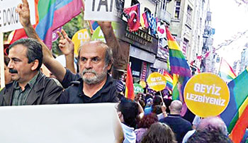 'Şişli’de Kürtçü Taksim’de homo'