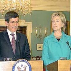 Ahmet Davutoğlu, Clinton ile görüştü