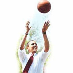 Obama, NBA şampiyonu Lakers'ı ağırladı